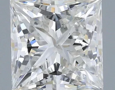 1.09ct F SI1 Rare Carat Ideal Cut Princess Lab Grown Diamond