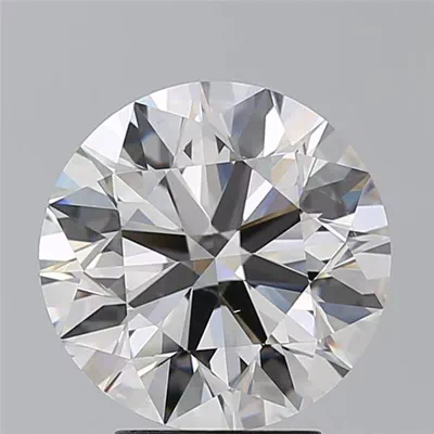 4.01ct F SI1 Rare Carat Ideal Cut Round Diamond