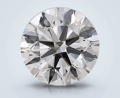 4.01ct F SI1 Rare Carat Ideal Cut Round Diamond