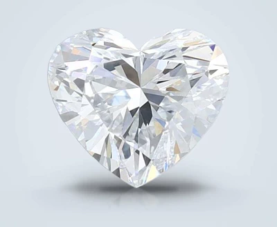 1.09ct D VVS2 Rare Carat Ideal Cut Heart Lab Grown Diamond