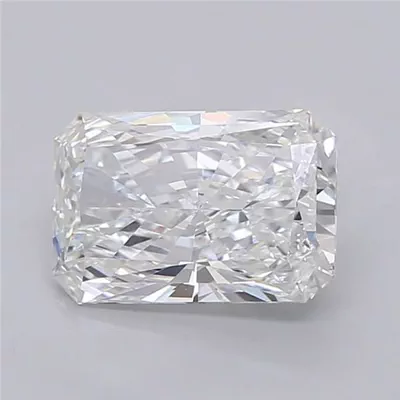 2.54ct F VVS2 Rare Carat Ideal Cut Radiant Lab Grown Diamond
