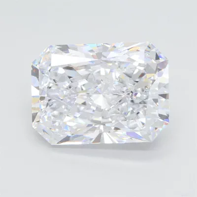 4.11ct F VVS2 Rare Carat Ideal Cut Radiant Lab Grown Diamond
