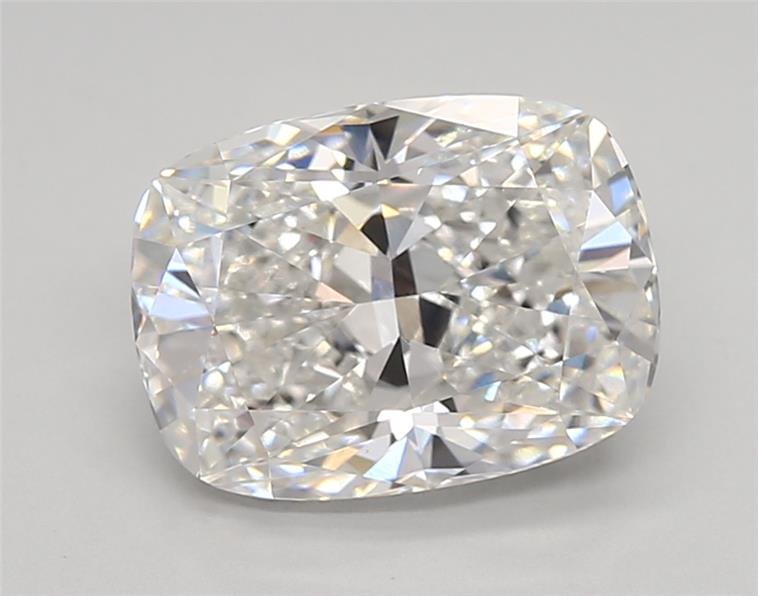 3.04ct E VVS2 Rare Carat Ideal Cut Cushion Lab Grown Diamond