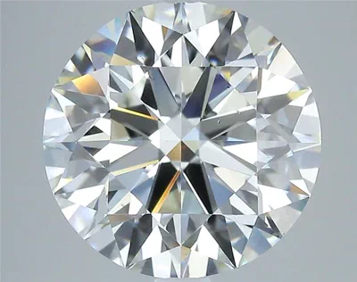 4.30ct H VS2 Rare Carat Ideal Cut Round Diamond