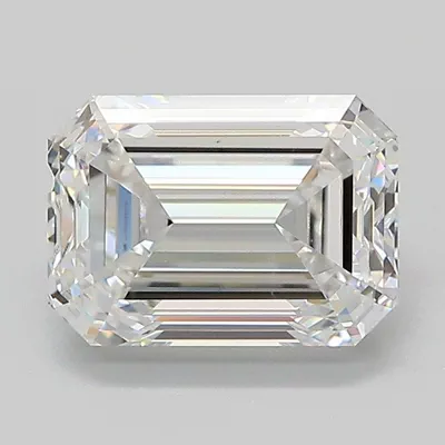 2.31ct D VS1 Excellent Cut Emerald Lab Grown Diamond
