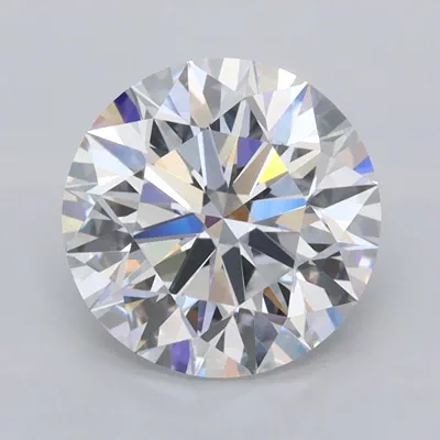 2.50ct D VVS1 Excellent Cut Round Lab Grown Diamond