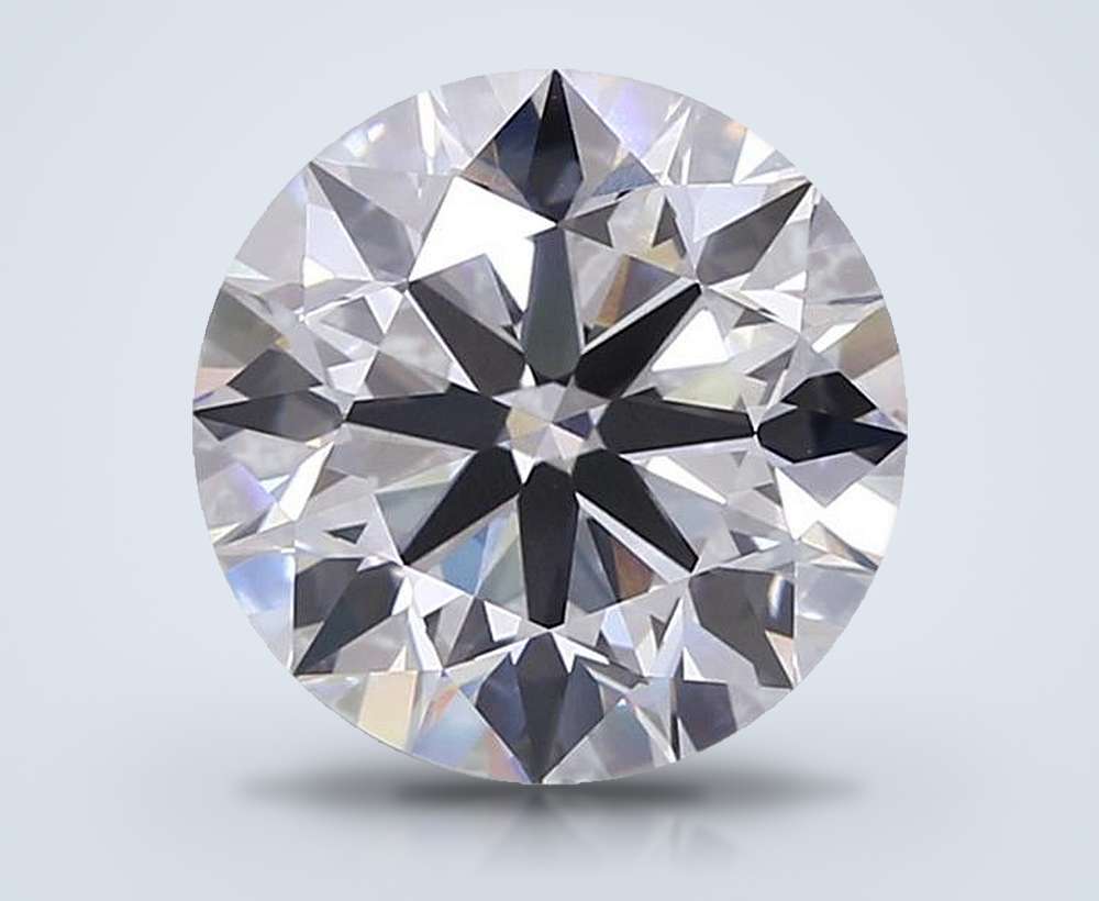 9.00ct E VVS2 Excellent Cut Round Lab Grown Diamond