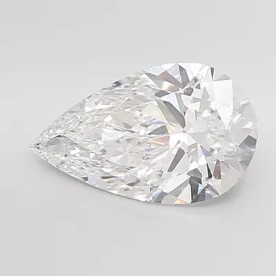 5.11ct E VS2 Rare Carat Ideal Cut Pear Lab Grown Diamond