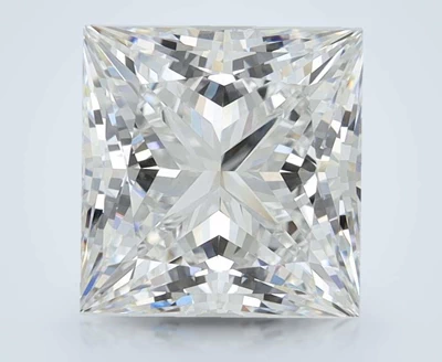 10.07ct F VVS2 Rare Carat Ideal Cut Princess Lab Grown Diamond