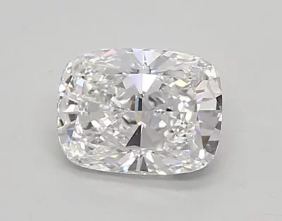 0.76ct D VVS2 Rare Carat Ideal Cut Cushion Lab Grown Diamond