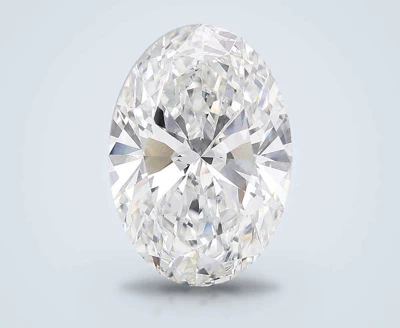 10.06ct F VVS2 Rare Carat Ideal Cut Oval Lab Grown Diamond
