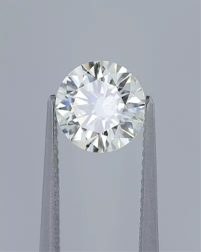 2.22ct K SI1 Rare Carat Ideal Cut Round Diamond