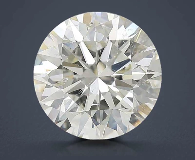 5.52ct K SI2 Rare Carat Ideal Cut Round Diamond