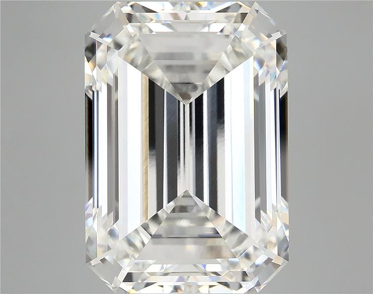 13.08ct F VVS2 Rare Carat Ideal Cut Emerald Lab Grown Diamond