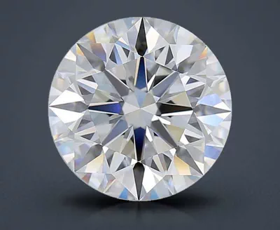 4.09ct D VVS2 Rare Carat Ideal Cut Round Diamond