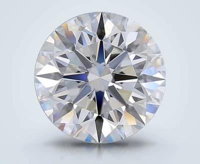4.09ct D VVS2 Rare Carat Ideal Cut Round Diamond