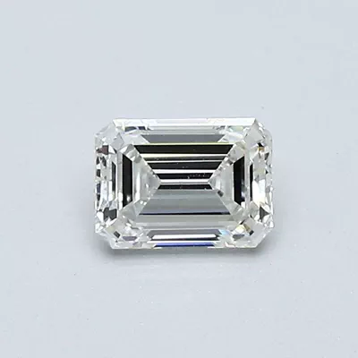 0.41ct H VS2 Rare Carat Ideal Cut Emerald Diamond