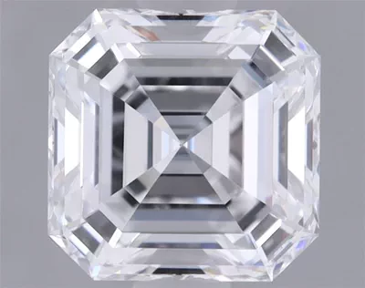 1.05ct D VS1 Rare Carat Ideal Cut Asscher Lab Grown Diamond