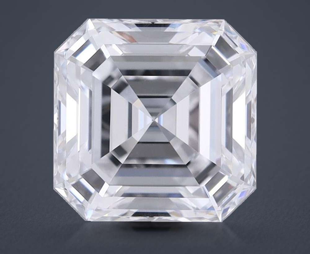 1.05ct D VS1 Rare Carat Ideal Cut Asscher Lab Grown Diamond