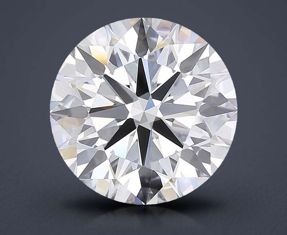 7.08ct F VVS1 Rare Carat Ideal Cut Round Lab Grown Diamond