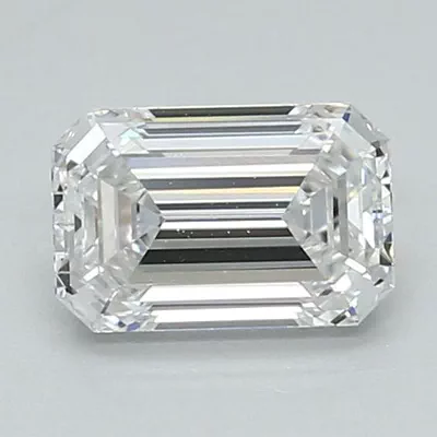 0.96ct D VVS1 Rare Carat Ideal Cut Emerald Lab Grown Diamond