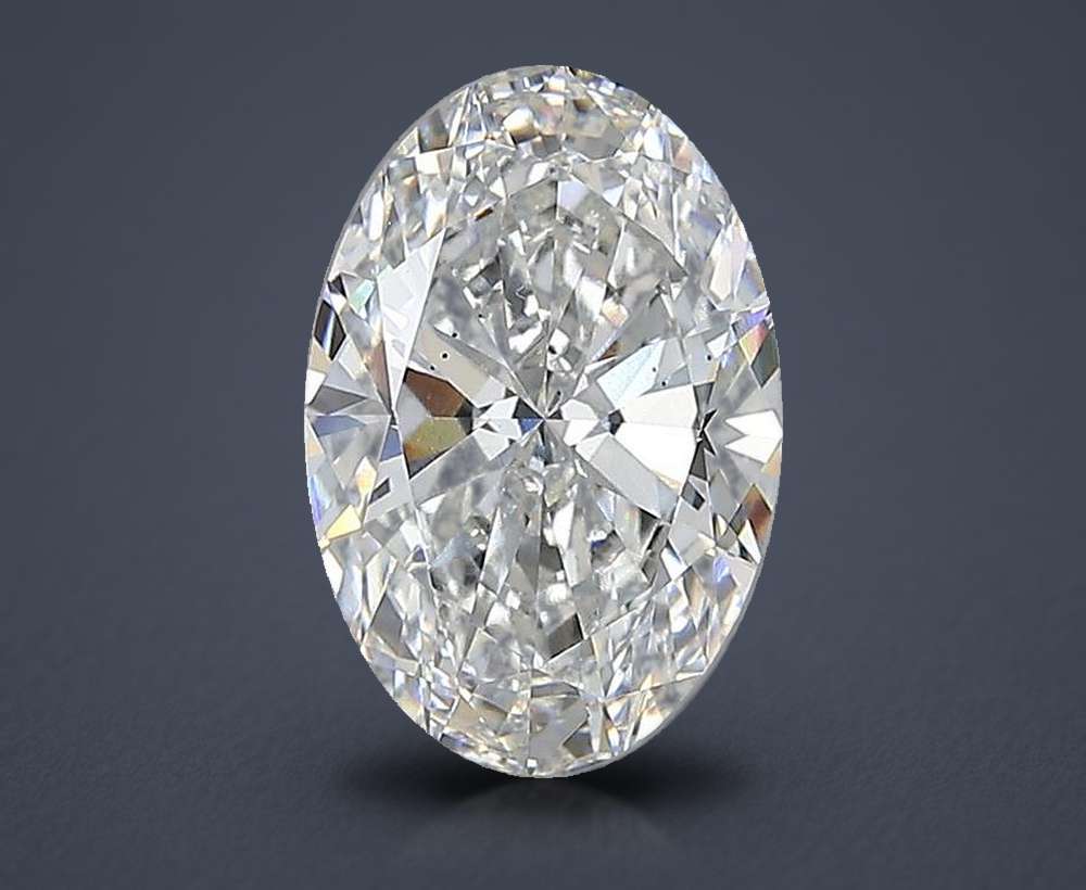 11.53ct F VS2 Rare Carat Ideal Cut Oval Lab Grown Diamond