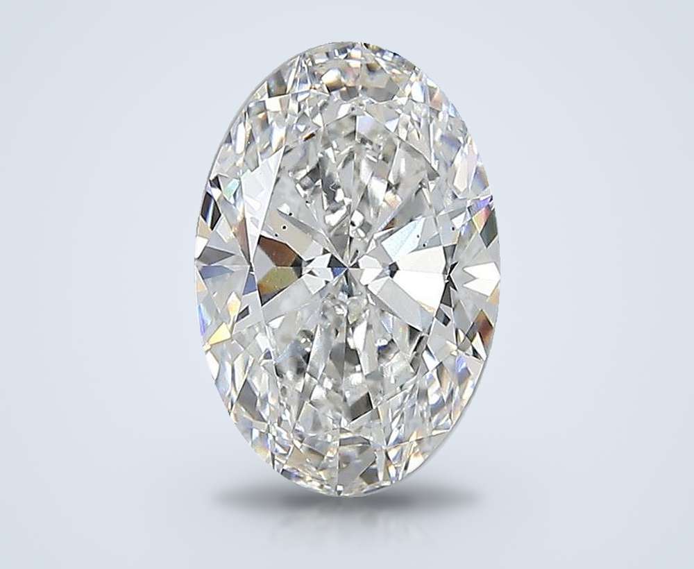 11.53ct F VS2 Rare Carat Ideal Cut Oval Lab Grown Diamond
