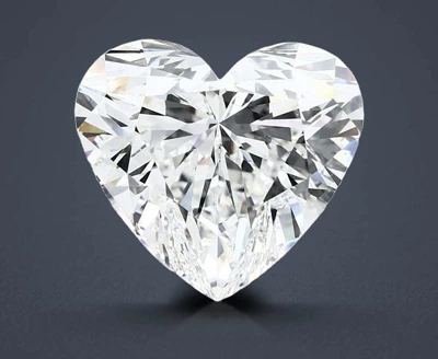 6.04ct E VVS2 Rare Carat Ideal Cut Heart Lab Grown Diamond