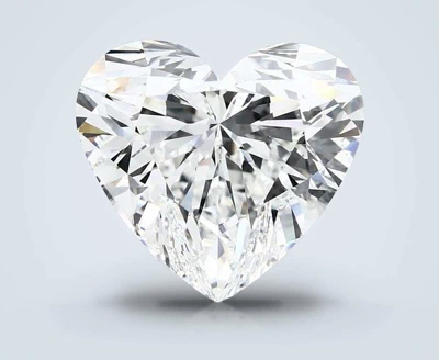 6.04ct E VVS2 Rare Carat Ideal Cut Heart Lab Grown Diamond