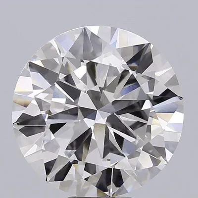 10.04ct F VVS2 Very Good Cut Round Lab Grown Diamond