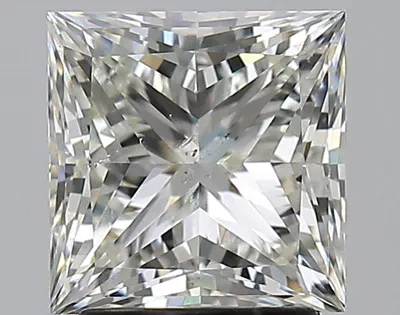 2.50ct J SI2 Rare Carat Ideal Cut Princess Diamond