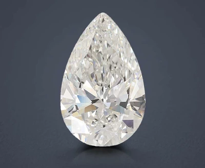 7.06ct F VS1 Rare Carat Ideal Cut Pear Lab Grown Diamond