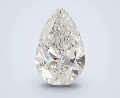 7.06ct F VS1 Rare Carat Ideal Cut Pear Lab Grown Diamond