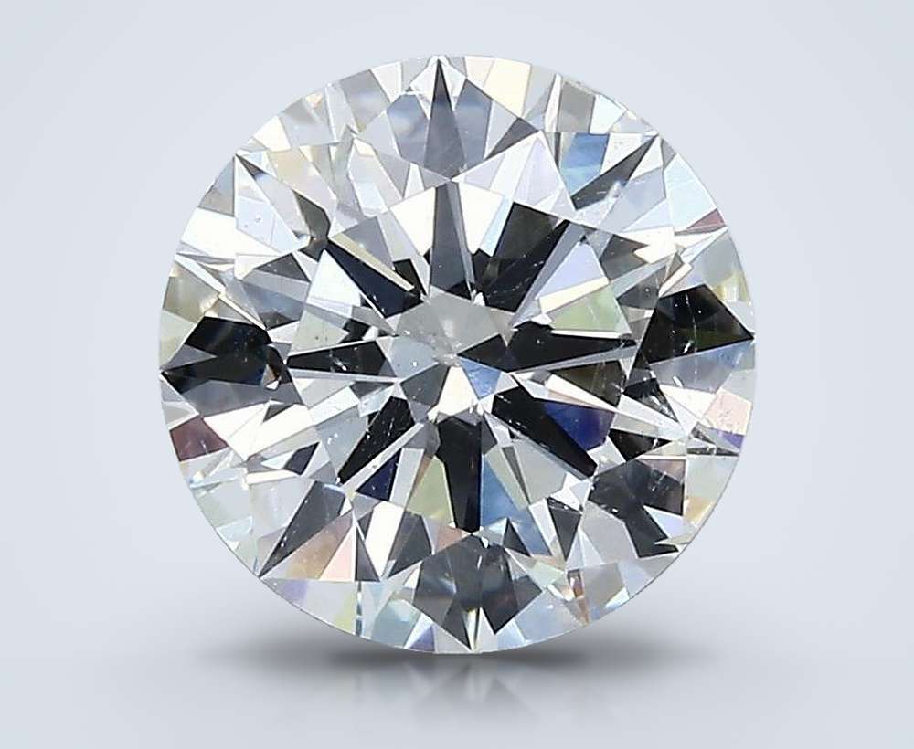 2.13ct H SI2 Rare Carat Ideal Cut Round Diamond