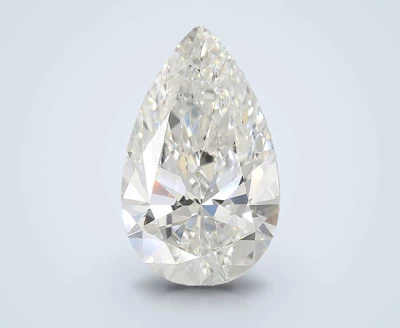 9.76ct F VVS2 Rare Carat Ideal Cut Pear Lab Grown Diamond