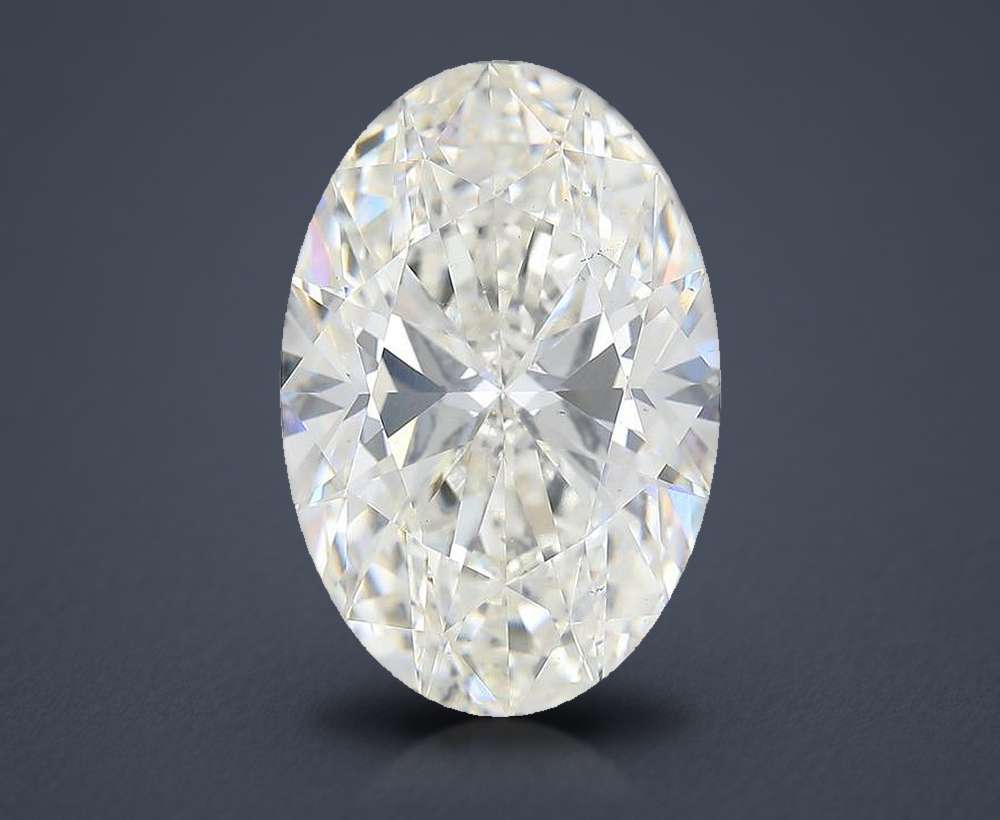 10.51ct G VS2 Rare Carat Ideal Cut Oval Lab Grown Diamond