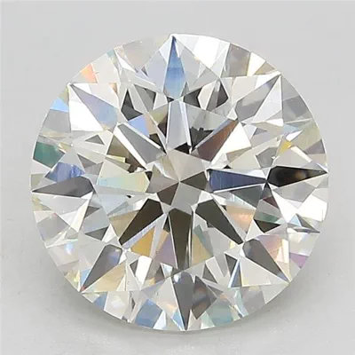 3.13ct J VS2 Rare Carat Ideal Cut Round Lab Grown Diamond