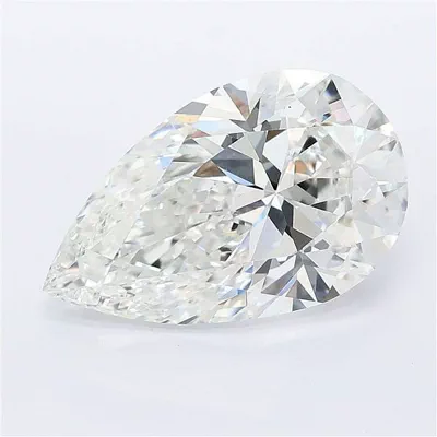 6.00ct E VVS2 Rare Carat Ideal Cut Pear Lab Grown Diamond