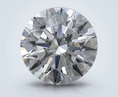 3.30ct F SI2 Rare Carat Ideal Cut Round Diamond