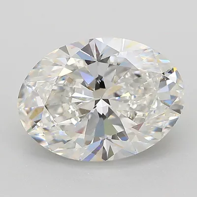3.06ct E VS1 Rare Carat Ideal Cut Oval Lab Grown Diamond