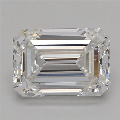 1.28ct E VS1 Rare Carat Ideal Cut Emerald Lab Grown Diamond