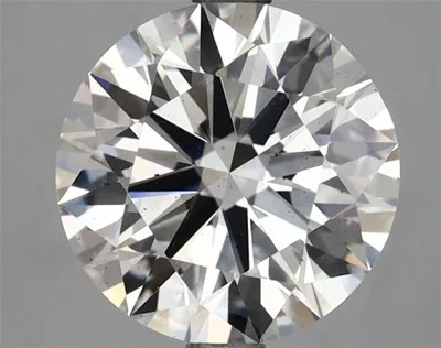 2.69ct F SI1 Rare Carat Ideal Cut Round Lab Grown Diamond