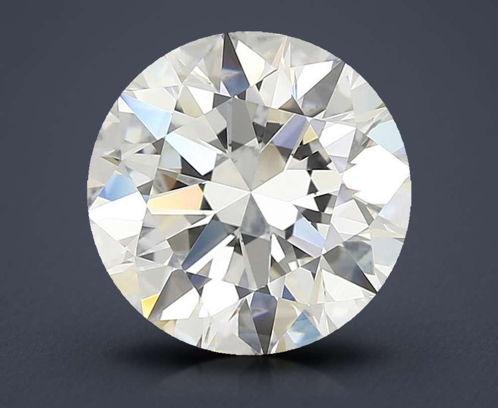 4.04ct H VS1 Rare Carat Ideal Cut Round Diamond