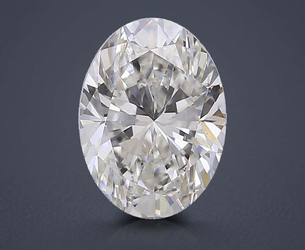 0.98ct F VS1 Very Good Cut Oval Lab Grown Diamond