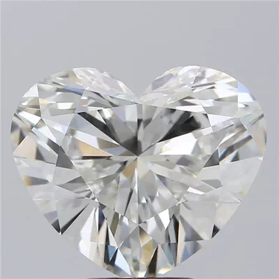 5.16ct F VVS2 Excellent Cut Heart Lab Grown Diamond