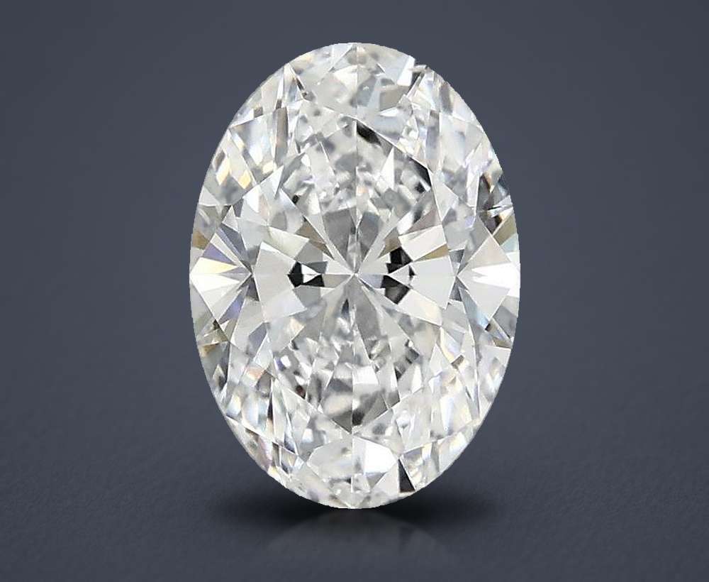 1.49ct D VS2 Rare Carat Ideal Cut Oval Lab Grown Diamond