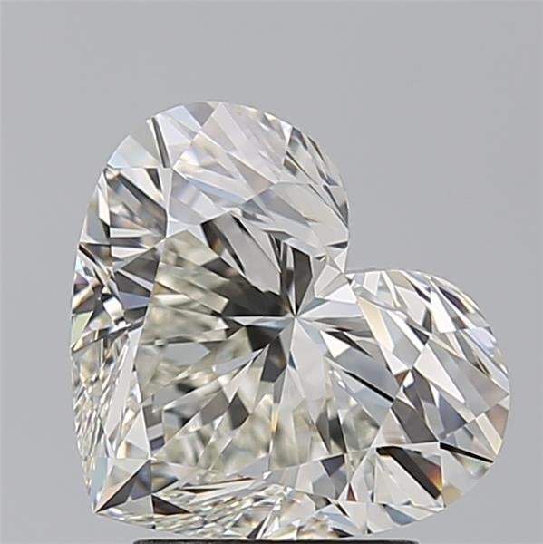 3.01ct K VS1 Rare Carat Ideal Cut Heart Diamond