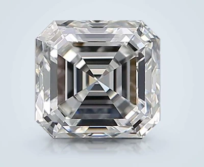 0.71ct E VS1 Rare Carat Ideal Cut Asscher Diamond