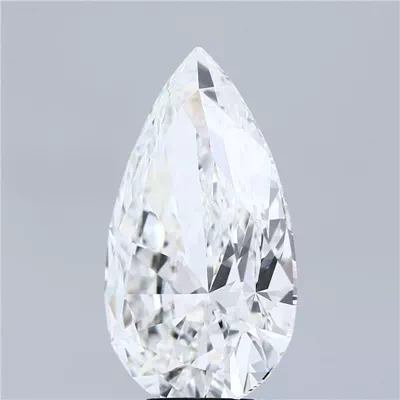 10.09ct G VVS2 Rare Carat Ideal Cut Pear Lab Grown Diamond