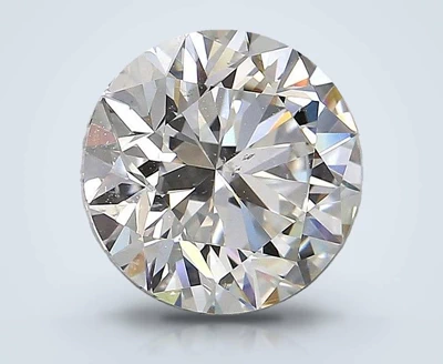 3.01ct F SI1 Rare Carat Ideal Cut Round Diamond